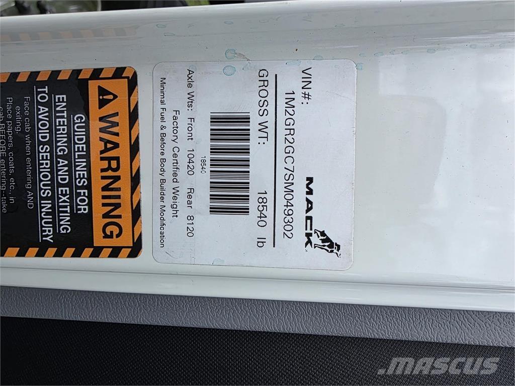 Mack GR64BR Tipper trucks