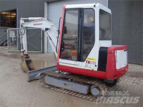 Takeuchi TB035 Mini excavators < 7t