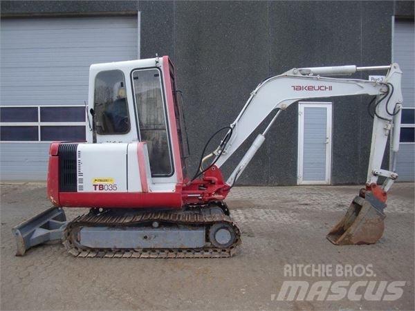 Takeuchi TB035 Mini excavators < 7t