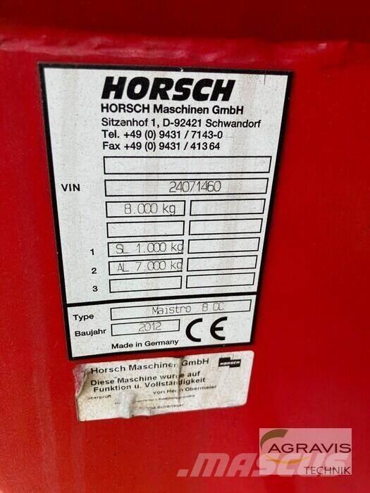 Horsch MAISTRO 8 CC Drills
