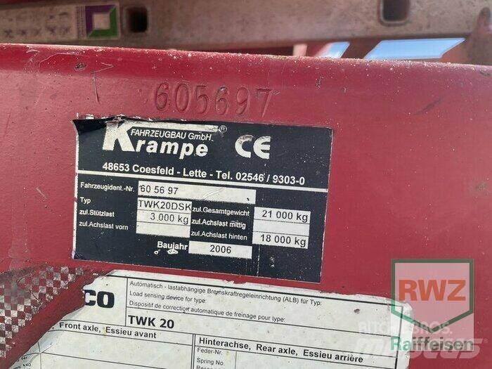 Krampe TWK20DSK / HD550 Tipper trailers