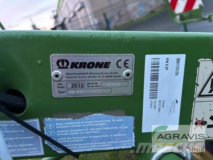 Krone KW 8.82 Rakes and tedders