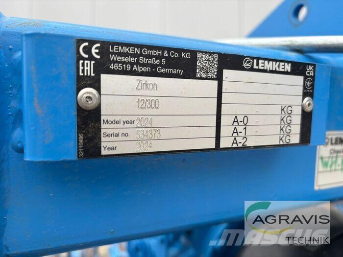 Lemken ZIRKON 12/300 Power harrows and rototillers