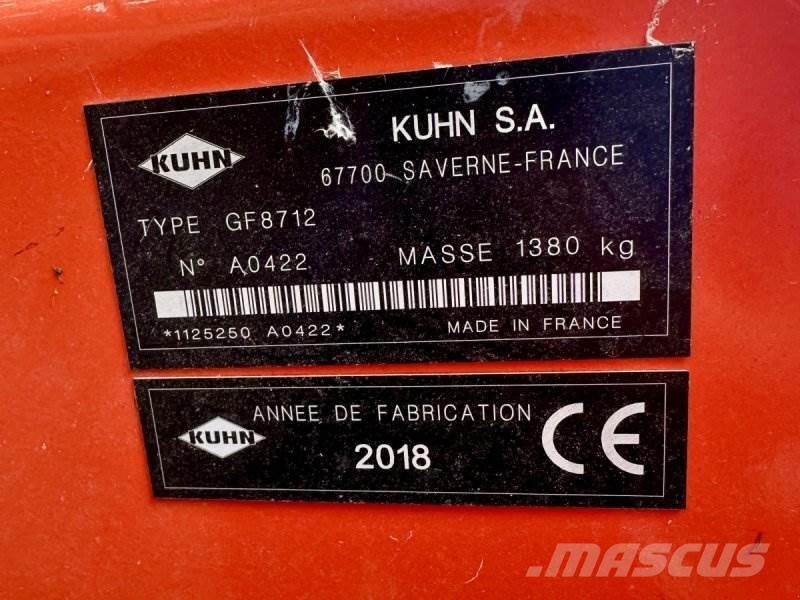 Kuhn GF 8712 Rakes and tedders