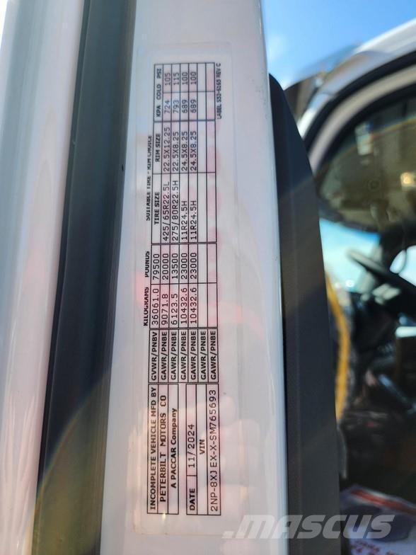 Peterbilt 548 Tipper trucks