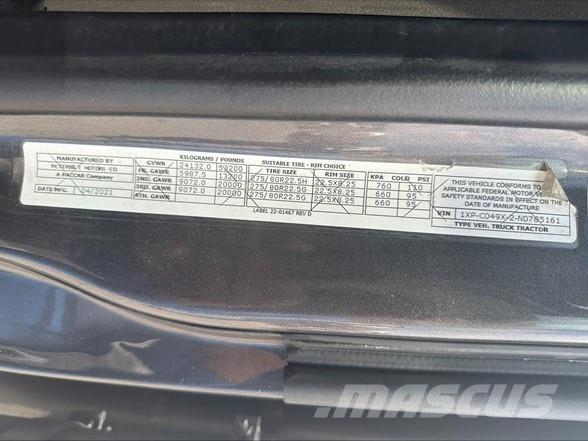 Peterbilt 567 Truck Tractor Units