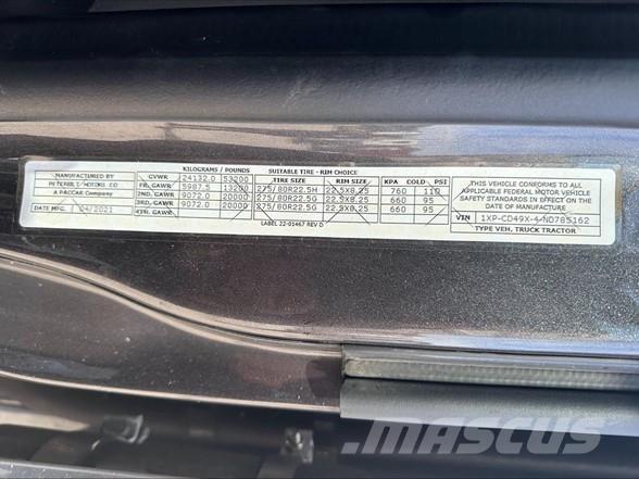 Peterbilt 567 Truck Tractor Units