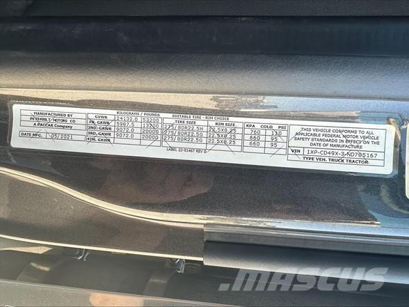 Peterbilt 567 Truck Tractor Units