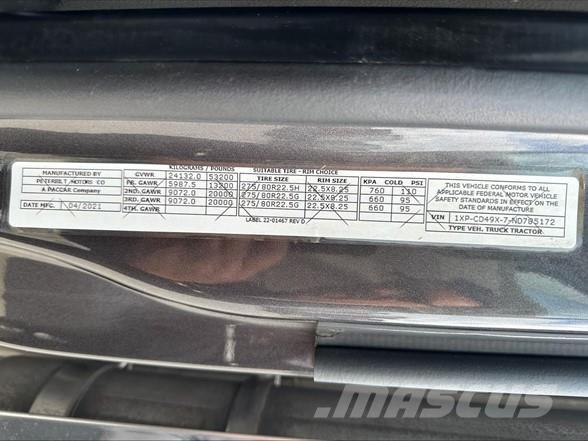 Peterbilt 567 Truck Tractor Units