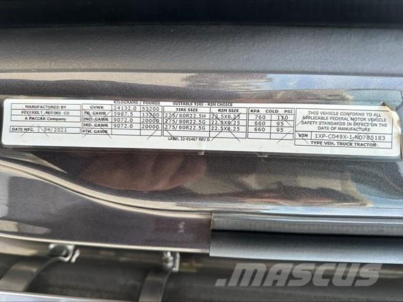 Peterbilt 567 Truck Tractor Units