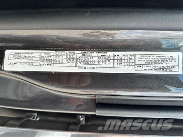 Peterbilt 567 Truck Tractor Units