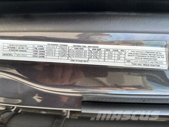 Peterbilt 567 Truck Tractor Units