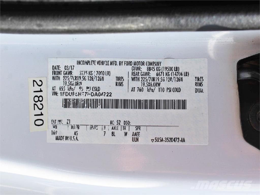 Ford F550 Truck mounted aerial platforms