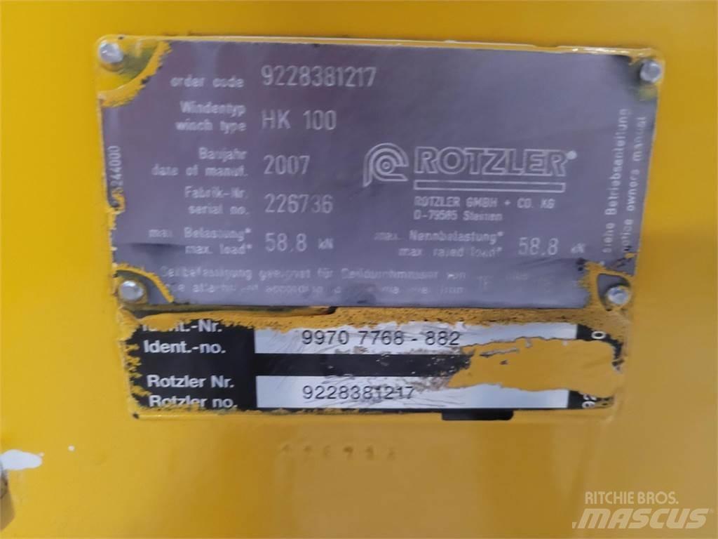 Faun HK 100 winch Crane spares & accessories