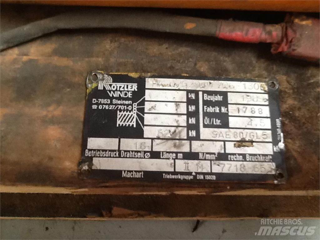 Faun RTF 30 winch Crane spares & accessories