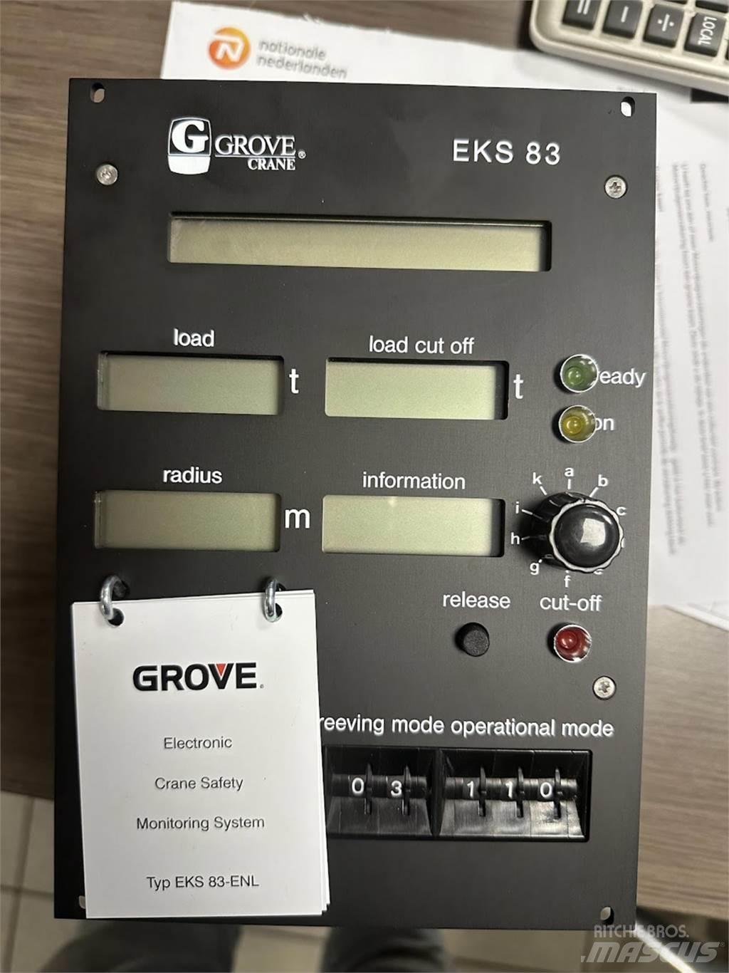 Krupp KMK EKS 83 Crane spares & accessories
