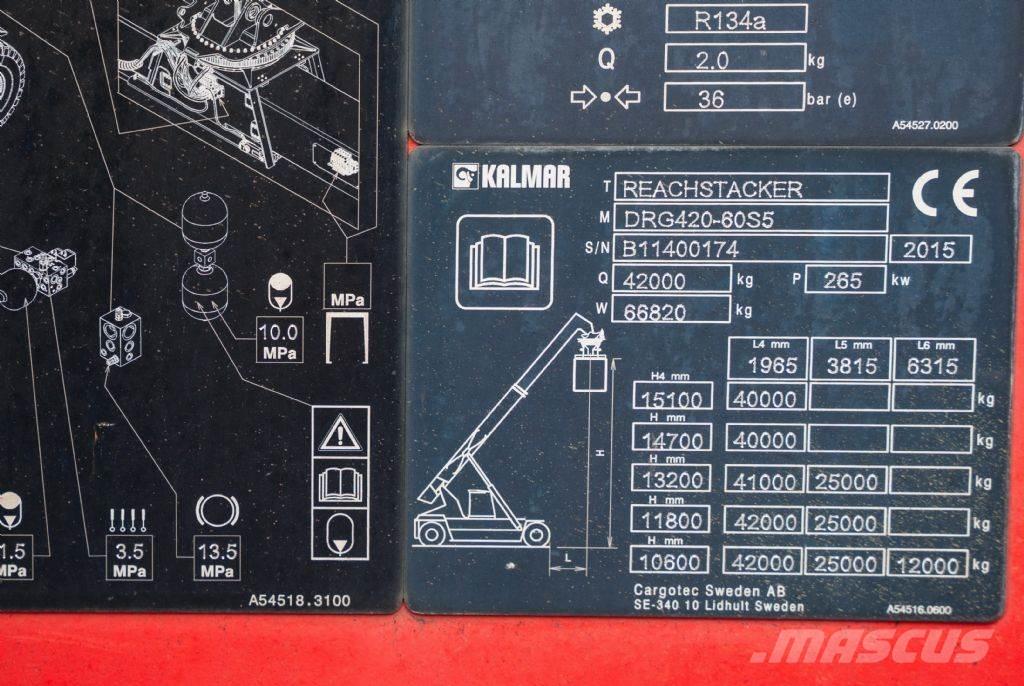 Kalmar DRG420-60S5 Reachstackers