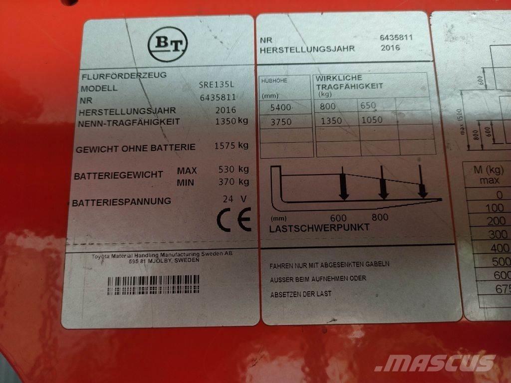 BT SRE 135L Electric forklift trucks
