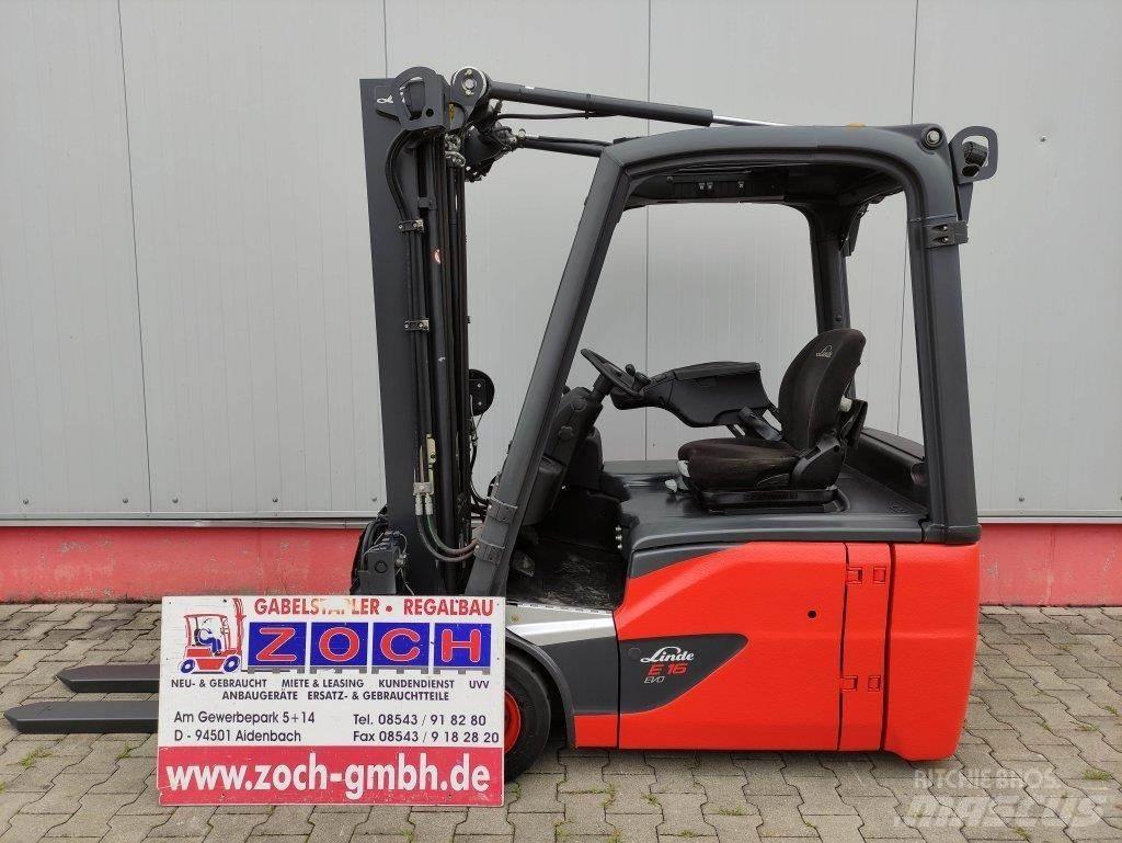 Linde E16-02-386 Electric forklift trucks