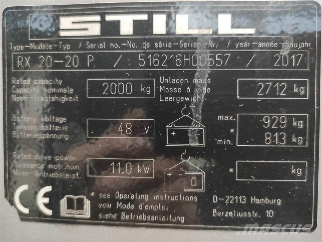 Still RX20-20 P Electric forklift trucks