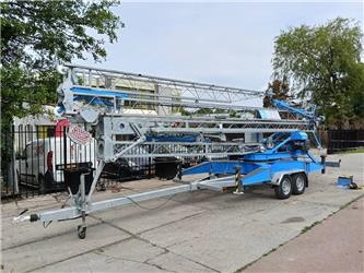 Midi crane LT14.14 RD euro trailer kraan hijskraan 14m