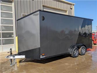  7.5FT x 16FT Enclosed Cargo Trailer Silver Star A