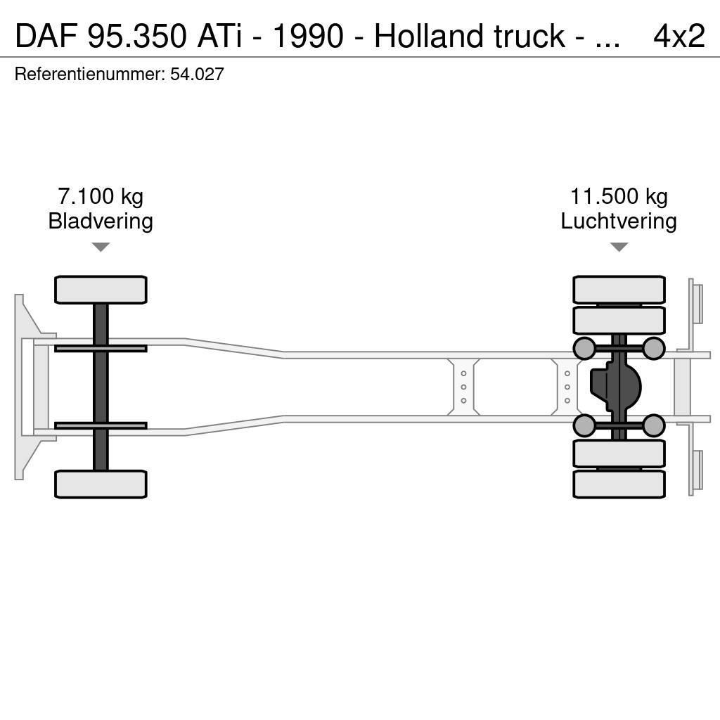 DAF 95.350 ATi - 1990 - Holland truck - Manual injecto Van Body Trucks