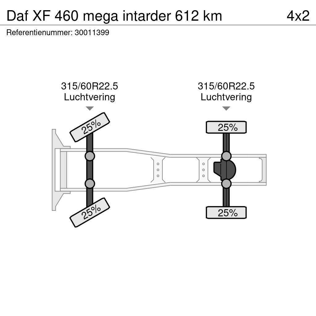 DAF XF 460 mega intarder 612 km Truck Tractor Units