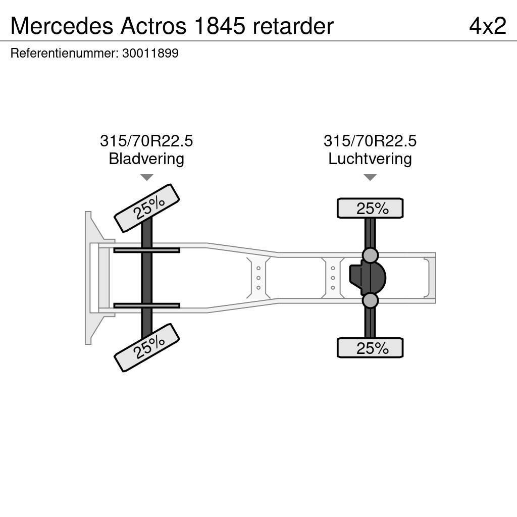 Mercedes-Benz Actros 1845 retarder Truck Tractor Units