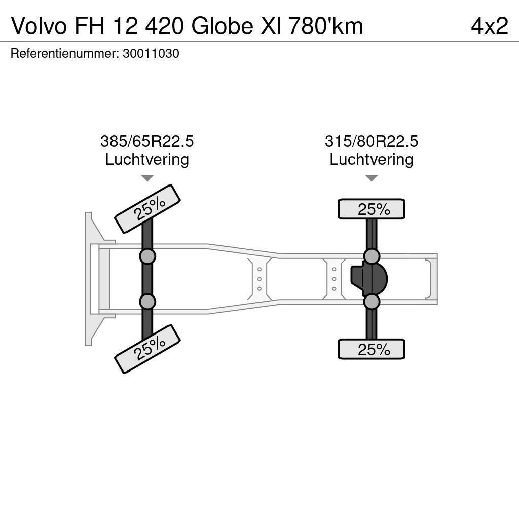 Volvo FH 12 420 Globe Xl 780'km Truck Tractor Units