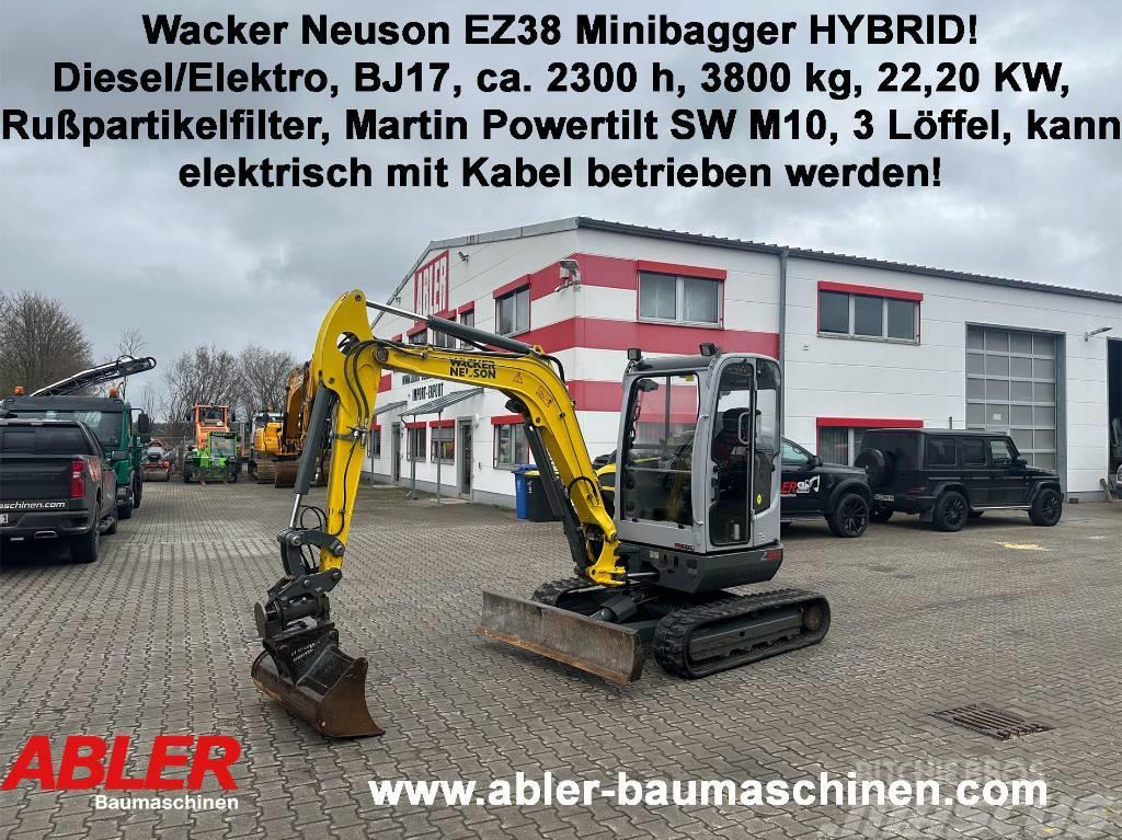 Wacker Neuson EZ 38 Hybrid! Minibagger diesel/Strom Powertilt Mini excavators < 7t