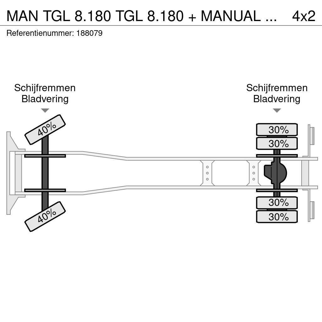 MAN TGL 8.180 TGL 8.180 + MANUAL + Lift Van Body Trucks