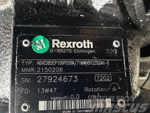 Rexroth A6VE085EP100P00A/71MWV0Y2Z92AH-0 Hydraulics