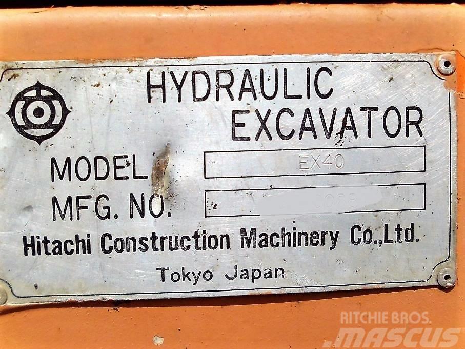 Hitachi EX 40 Mini excavators < 7t