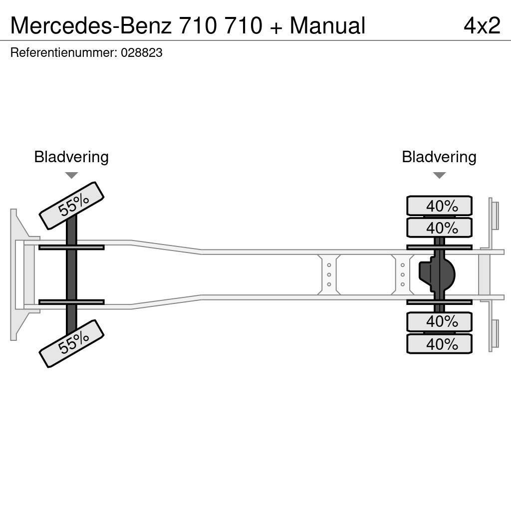 Mercedes-Benz 710 710 + Manual Van Body Trucks