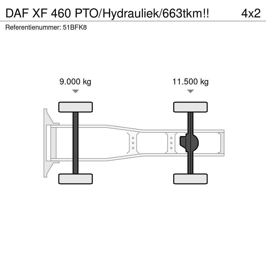 DAF XF 460 PTO/Hydrauliek/663tkm!! Truck Tractor Units