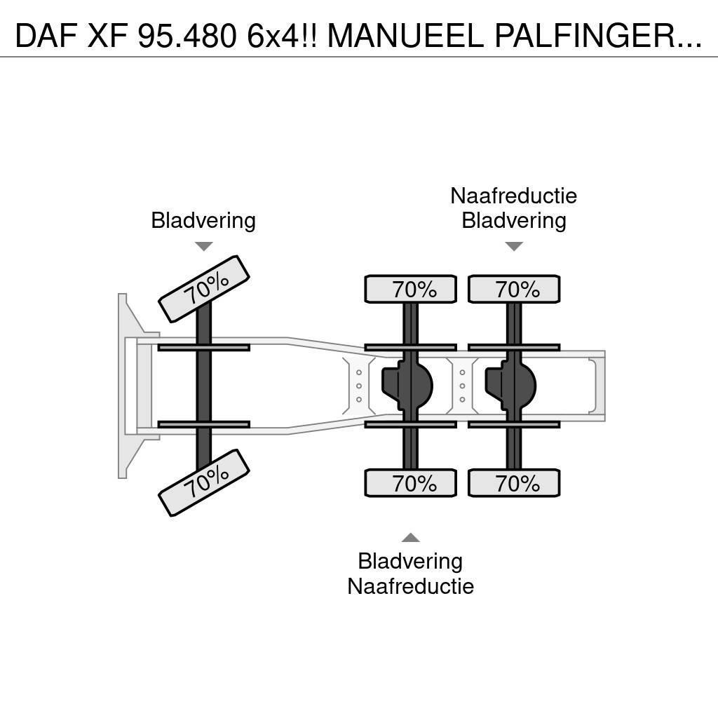 DAF XF 95.480 6x4!! MANUEEL PALFINGER PK42502!!CRANE/K Truck Tractor Units