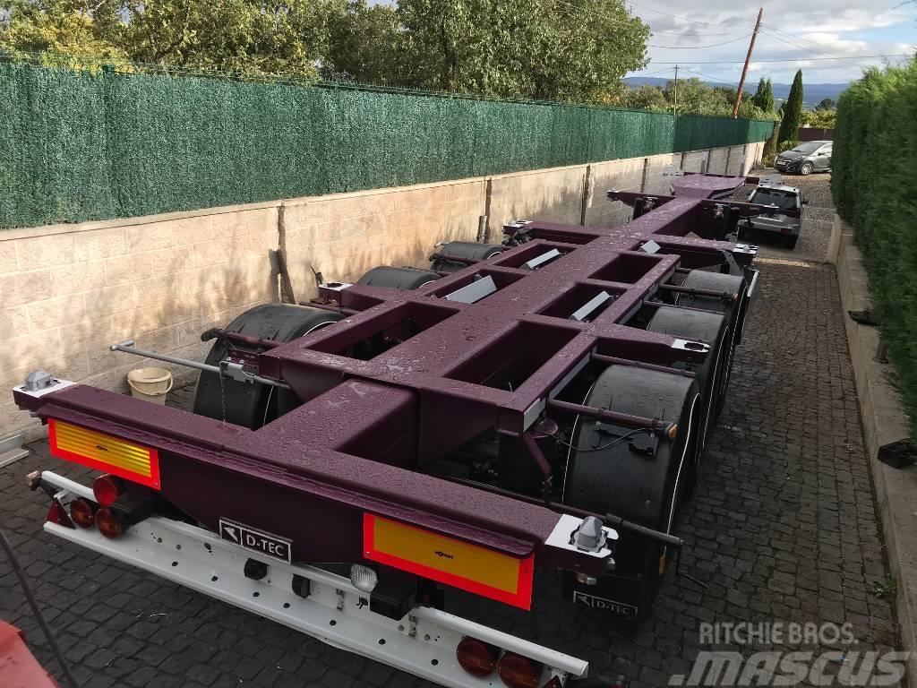  DTEC FT-43-03V Containerframe/Skiploader semi-trailers