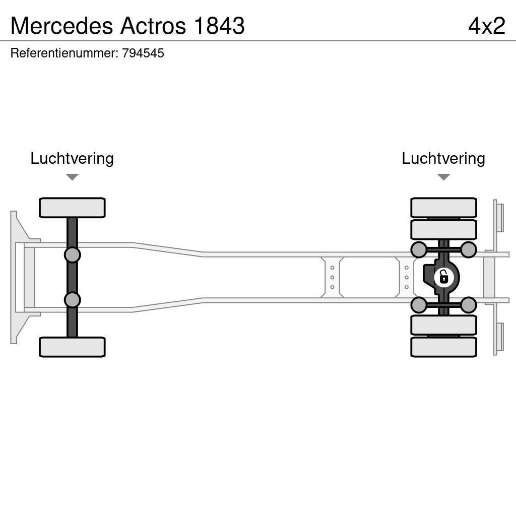 Mercedes-Benz Actros 1843 Flatbed/Dropside trucks