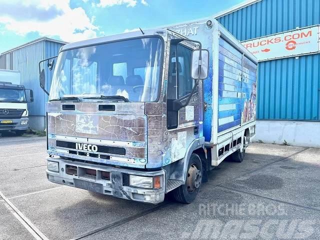 Iveco EuroCargo 75 E12 FULL STEEL CHASSIS WITH BOX (EURO Van Body Trucks