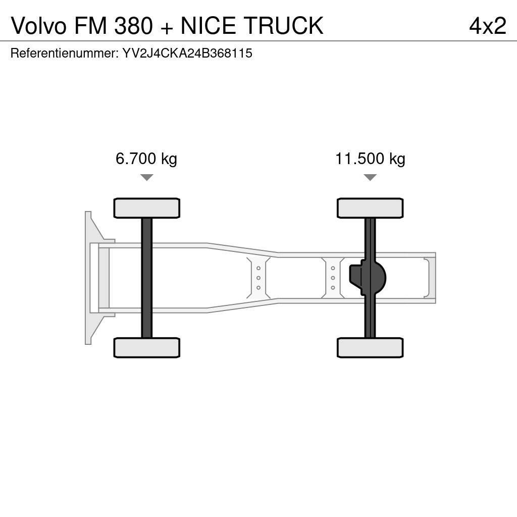 Volvo FM 380 + NICE TRUCK Truck Tractor Units