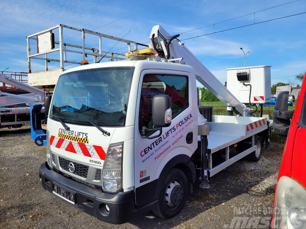 Multitel 160ALU DS -16m Nissan NT400 bucket truck boom lift Truck mounted aerial platforms