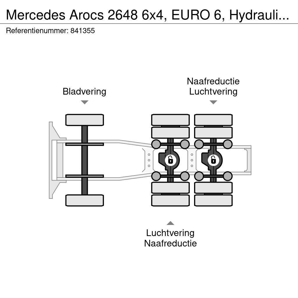 Mercedes-Benz Arocs 2648 6x4, EURO 6, Hydraulic, Retarder Truck Tractor Units
