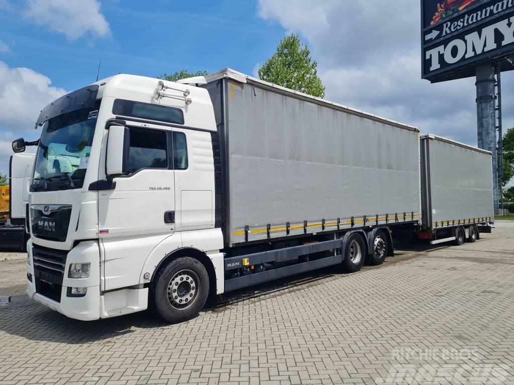 MAN TGX 26.460 6X2-4 EU brief 113 m3 Tautliner/curtainside trucks
