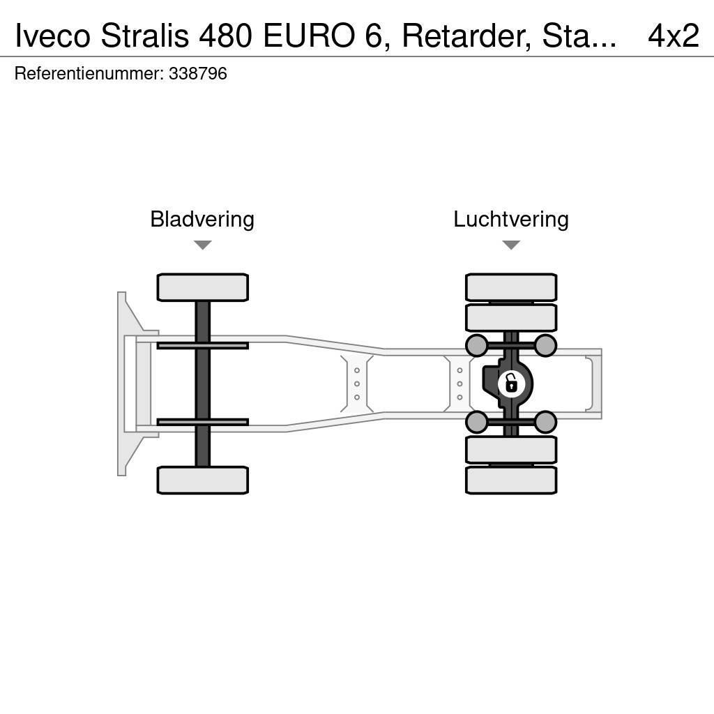 Iveco Stralis 480 EURO 6, Retarder, Standairco Truck Tractor Units
