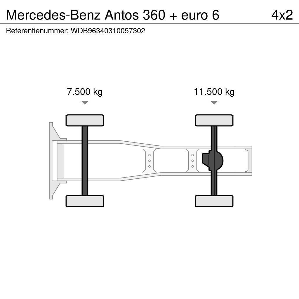 Mercedes-Benz Antos 360 + euro 6 Truck Tractor Units
