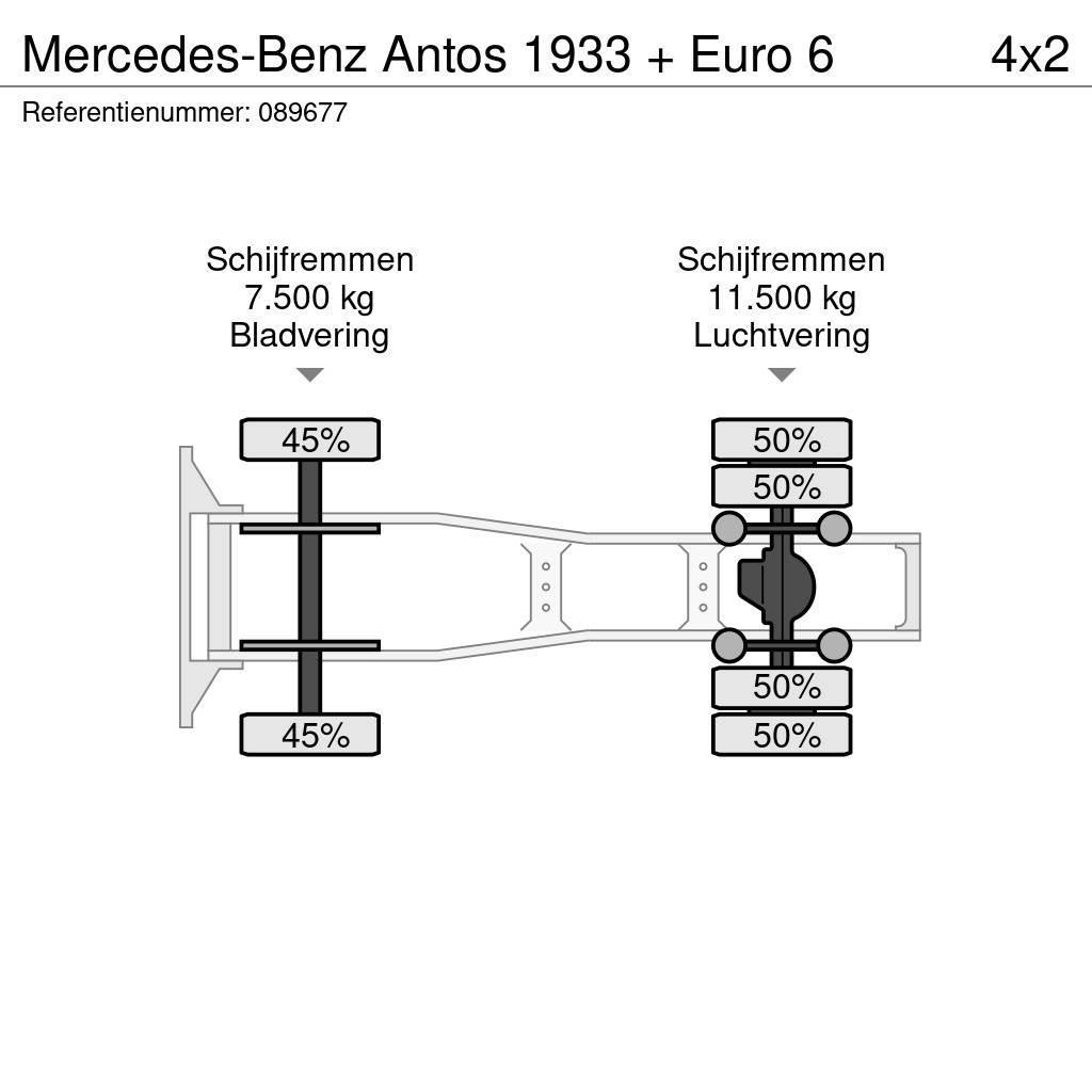 Mercedes-Benz Antos 1933 + Euro 6 Truck Tractor Units