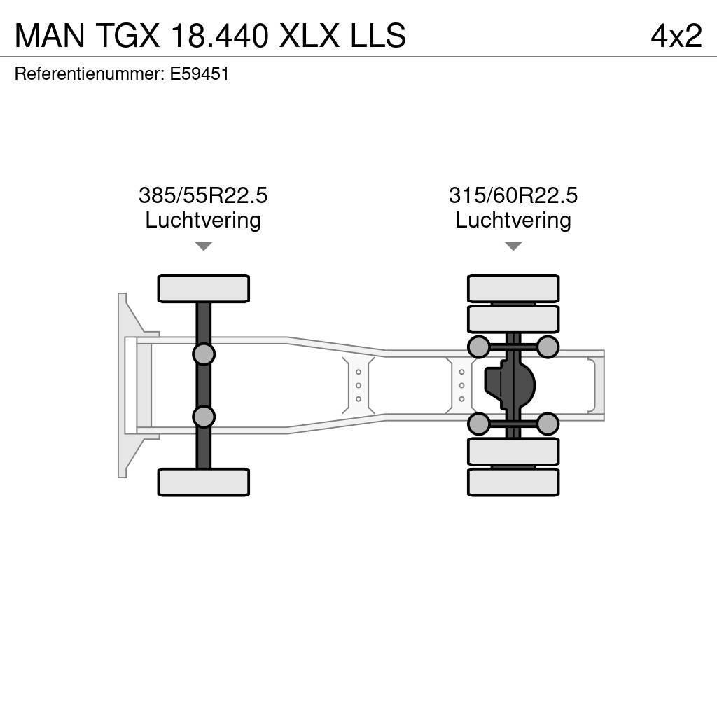 MAN TGX 18.440 XLX LLS Truck Tractor Units