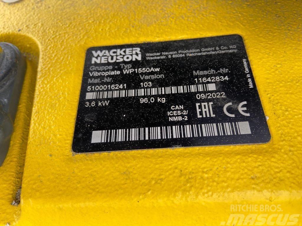 Wacker Neuson WP1550Aw Vibrator compactors