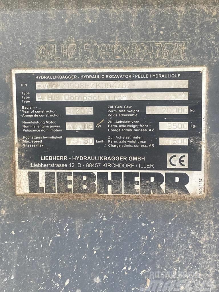 Liebherr A 918 Compact Wheeled excavators